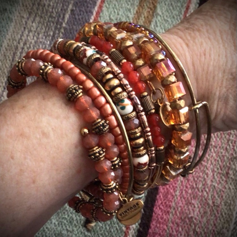 Alex & Ani “Sunset Stack” 9 bangles!